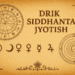drik siddhanta jyotish